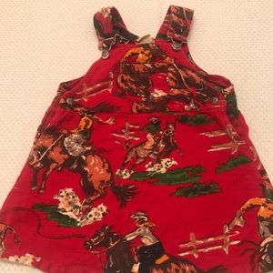 Western printed dress